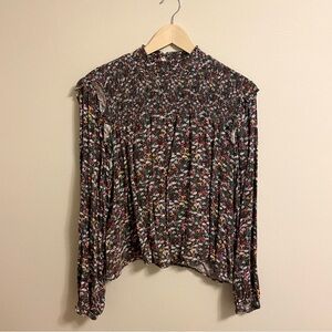 Draper James - Multicolor Floral Ruffle Sleeve Blouse - Size XXL (fits like M)